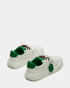 Steve Madden Marvin Sneakers in White Green