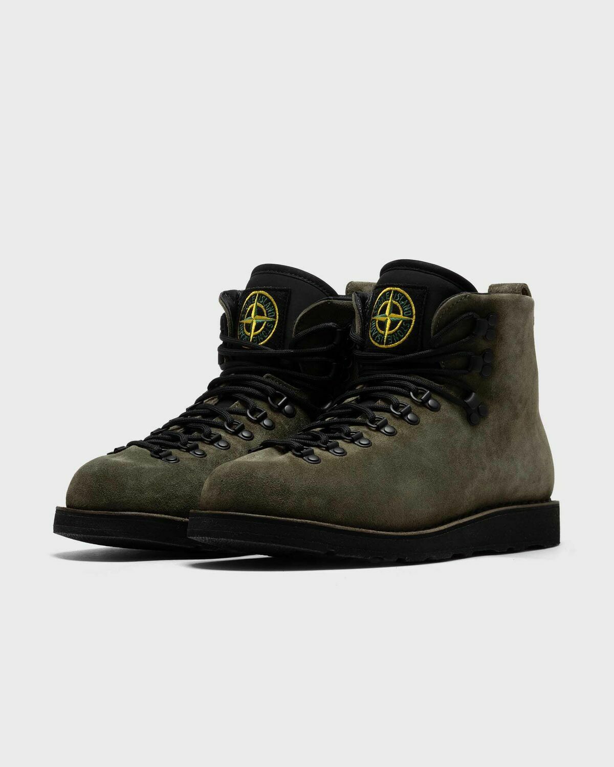 Stone Island Scarpe Stivali Green Boots