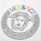 Versace Embroidered Multi Logo Medusa Tee