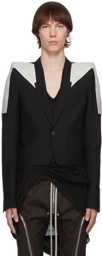 Rick Owens Black Trapunto Neue Blazer