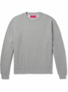 The Elder Statesman - Daily Crew Cotton and Cashmere-Blend Jersey Sweatshirt - Gray