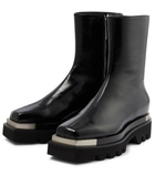 Peter Do - Metal-trimmed leather ankle boots