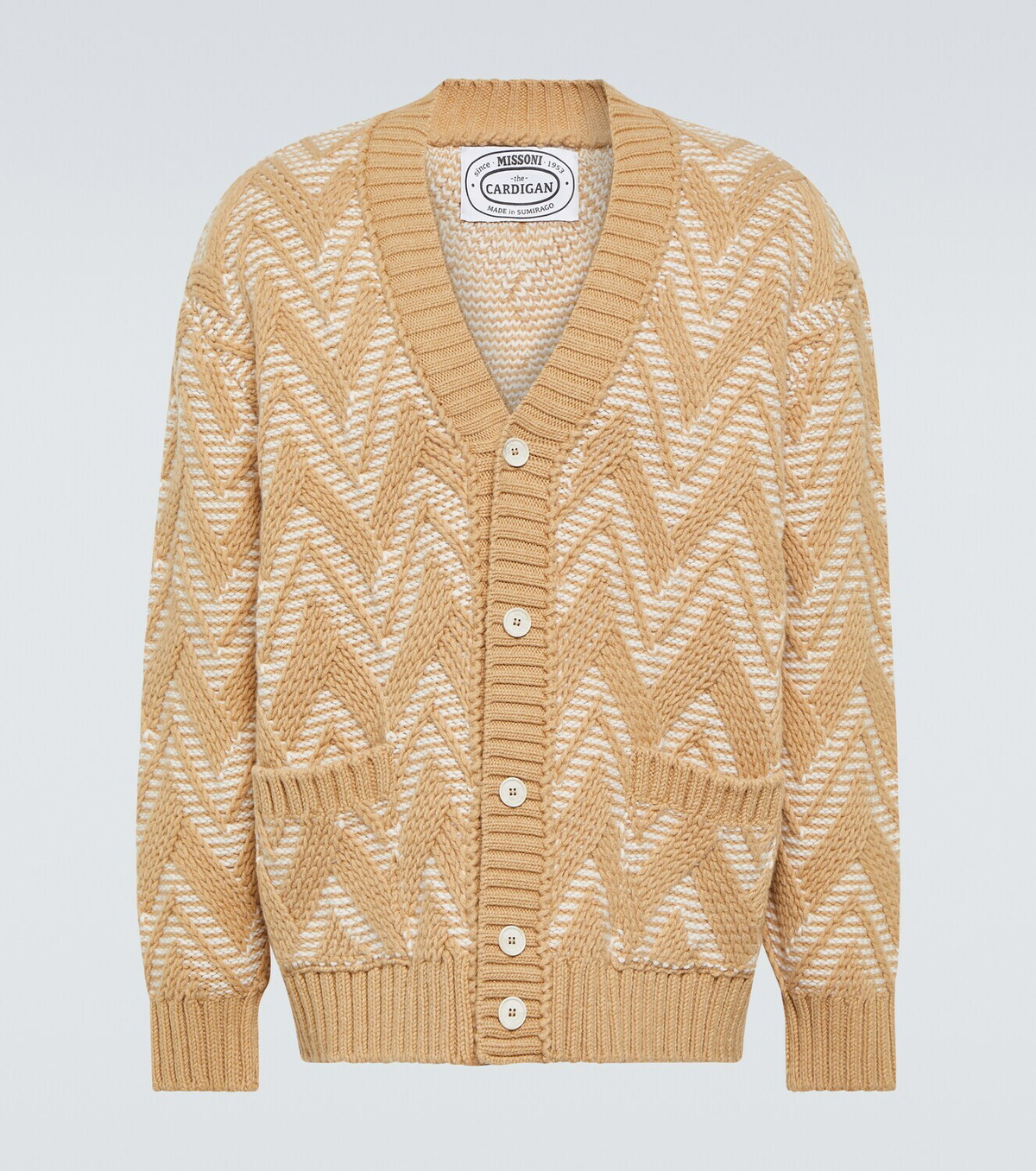 Missoni Zig-zag cashmere cardigan