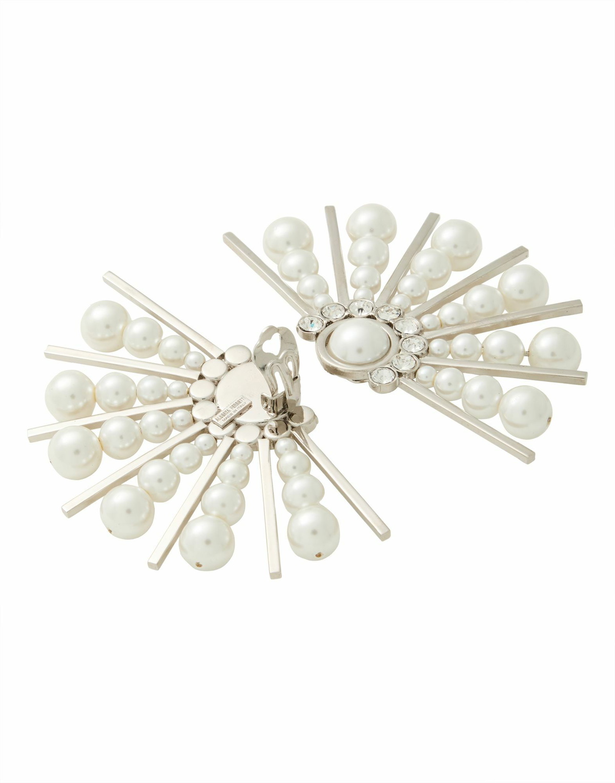Alberta Ferretti Womens Earrings in White