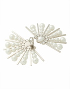 Alberta Ferretti Womens Earrings in White