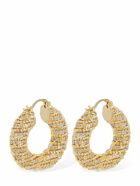 ZIMMERMANN - Twisted Rope Pavé Hoop Earrings