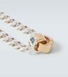 Bottega Veneta Sterling silver chain necklace