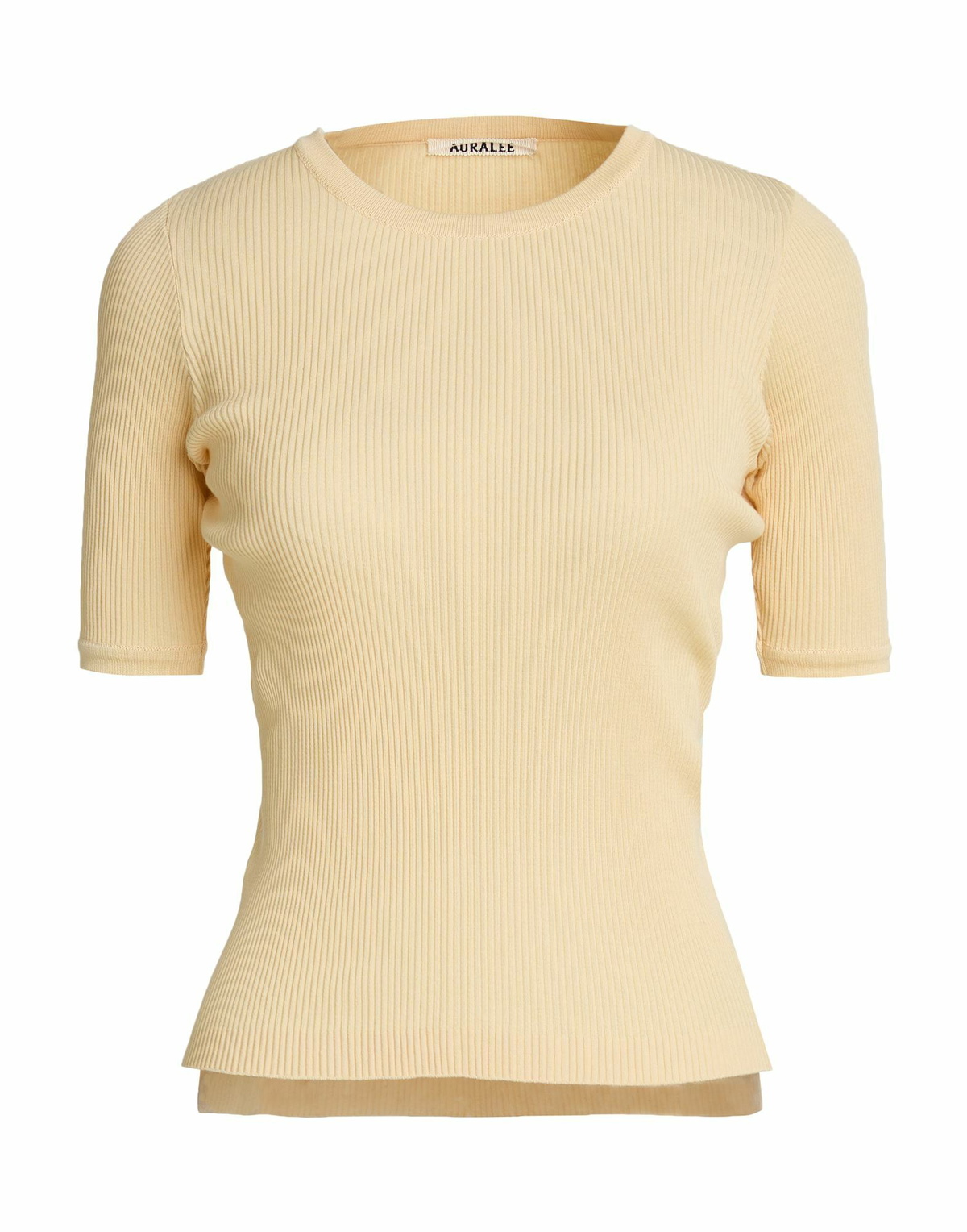 Auralee Womens Sweater Pastel in Yellow