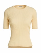 Auralee Womens Sweater Pastel in Yellow