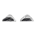 Chin Teo Silver Triangle Earrings