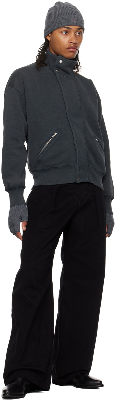 Isabel Marant Gray Blaise Fingerless Gloves