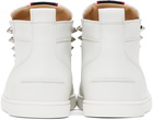 Christian Louboutin White F.A.V. Fique A Vontarde High Sneakers