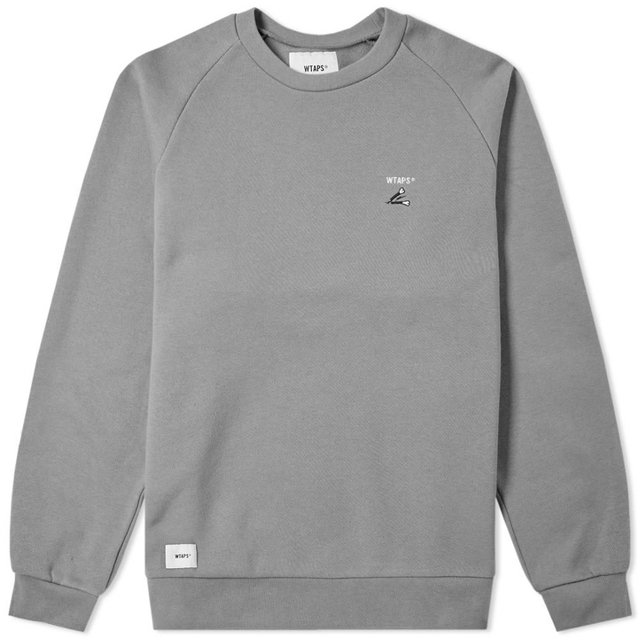 Photo: WTAPS Crack 01 Crew Sweat Grey