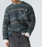 Loewe Logo intarsia wool-blend sweater