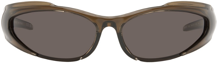 Photo: Balenciaga Brown Reverse Xpander Sunglasses