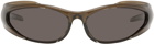 Balenciaga Brown Reverse Xpander Sunglasses