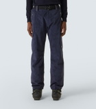 Bogner Corbin belted ribbed-knit ski pants