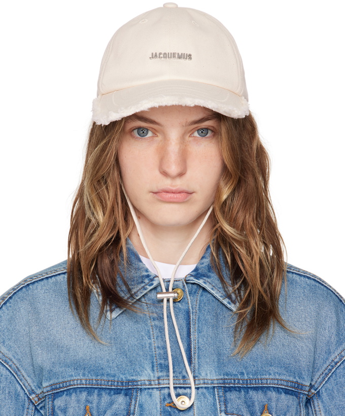 Photo: JACQUEMUS Off-White Les Classiques 'La casquette Artichaut' Cap