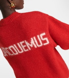 Jacquemus La Maille Pavane logo alpaca-blend sweater