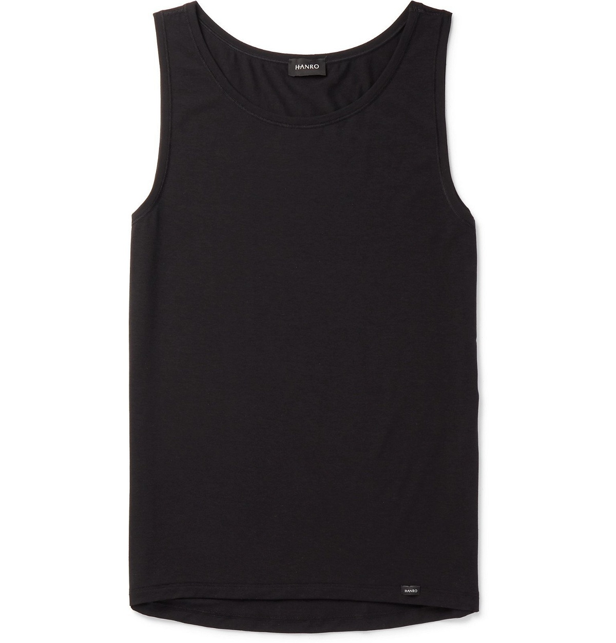 Photo: Hanro - Stretch Lyocell and Cotton-Blend Tank Top - Black