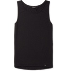 Hanro - Stretch Lyocell and Cotton-Blend Tank Top - Black