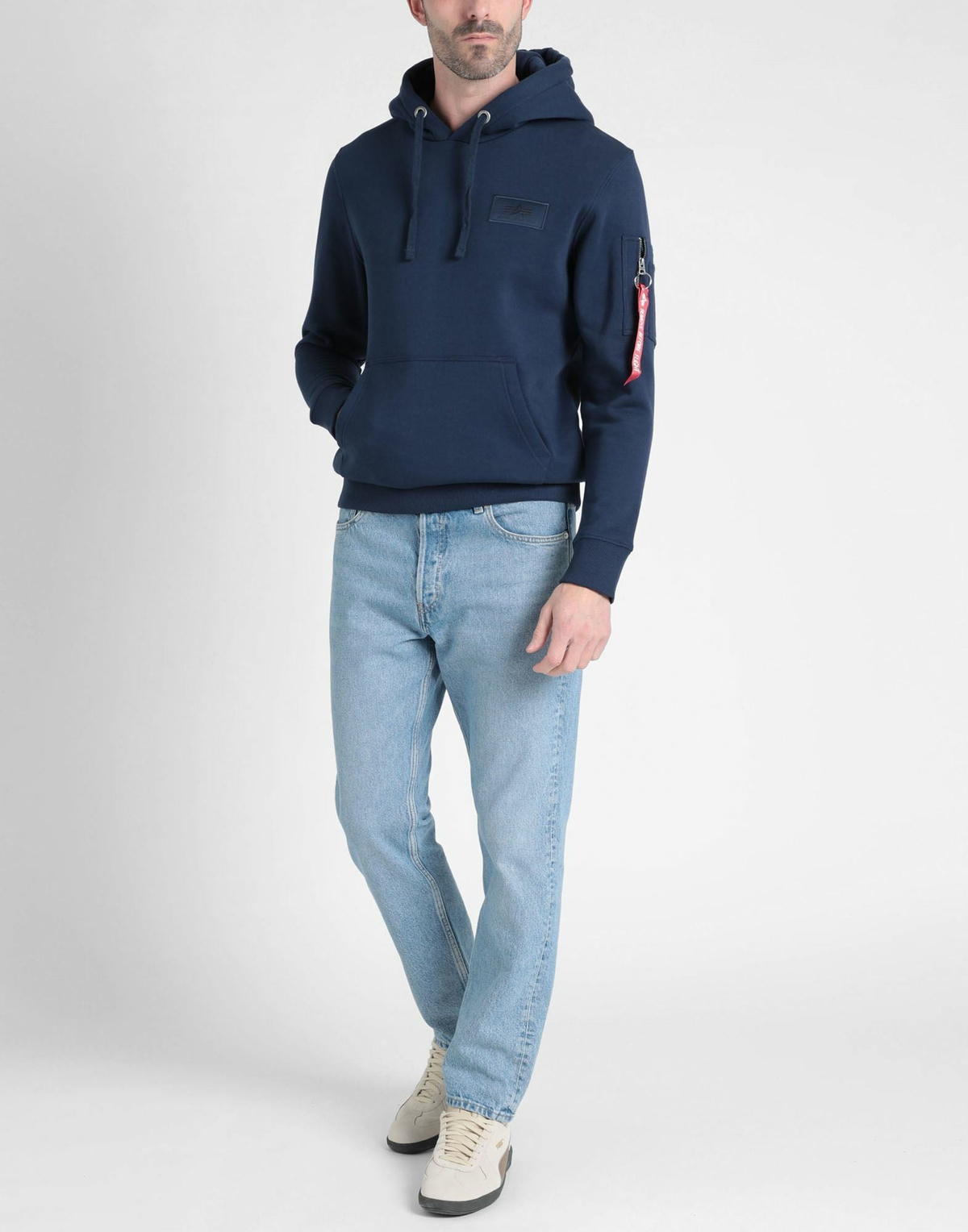 Alpha Industries Mens Sweatshirt in Blue
