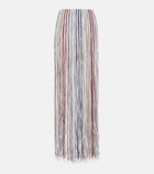 Missoni Mare Striped sheer maxi skirt