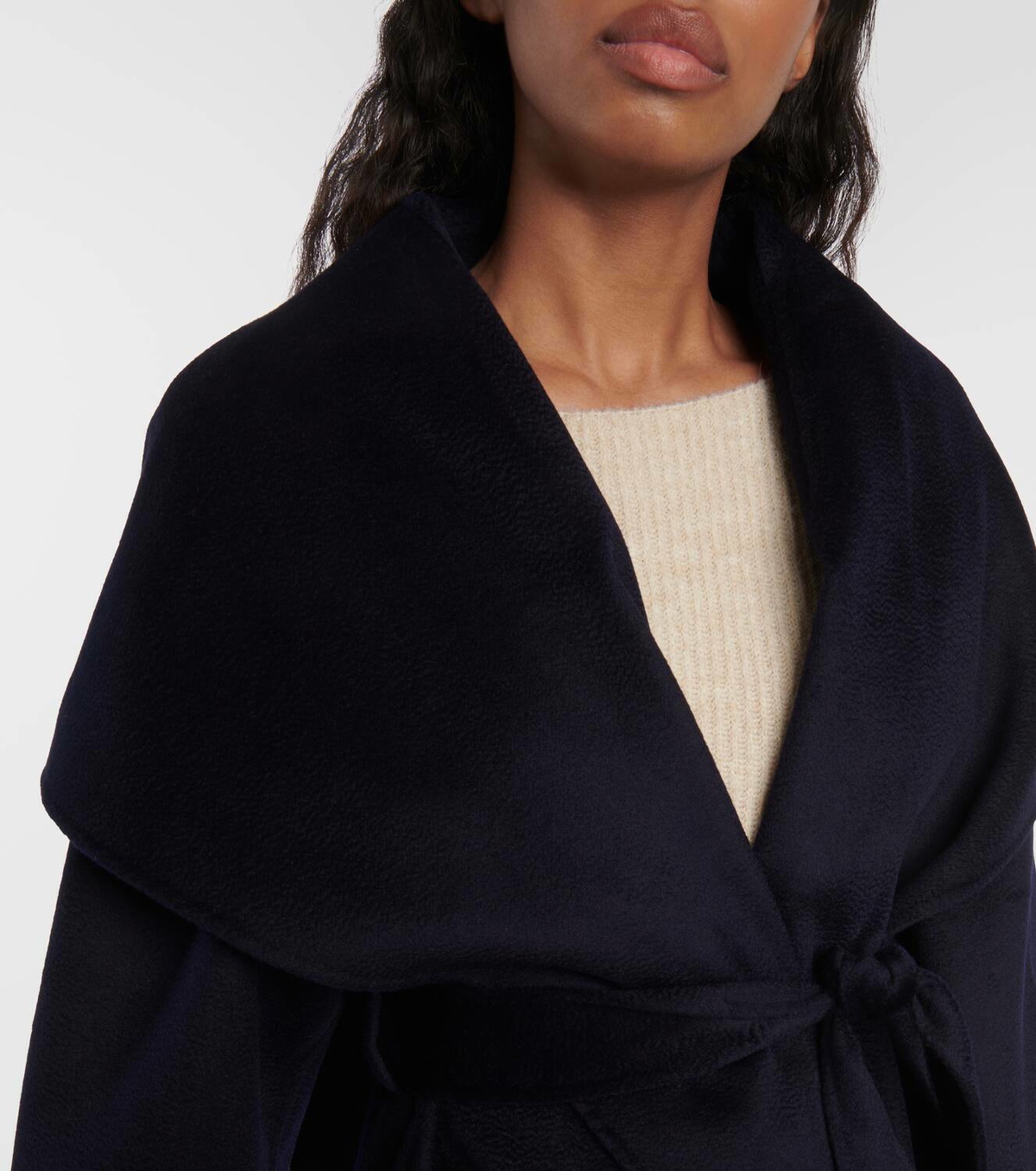 Tove Senta belted wool coat