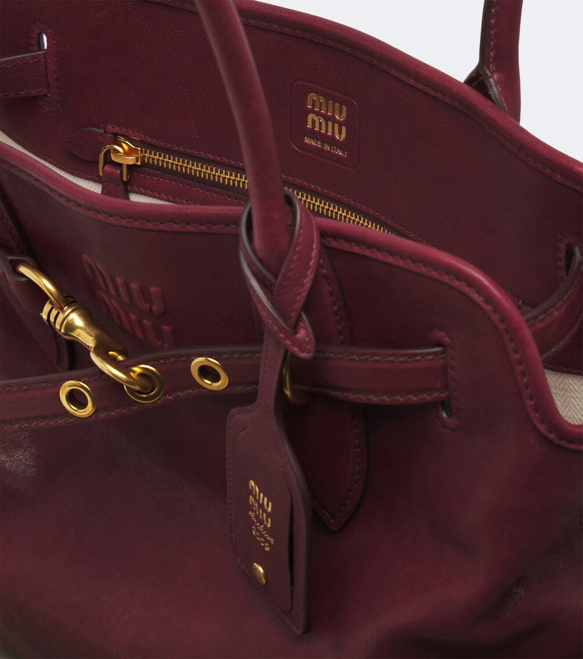 Miu Miu Aventure Medium leather shoulder bag