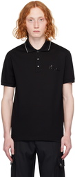 Versace Black Nautical Polo