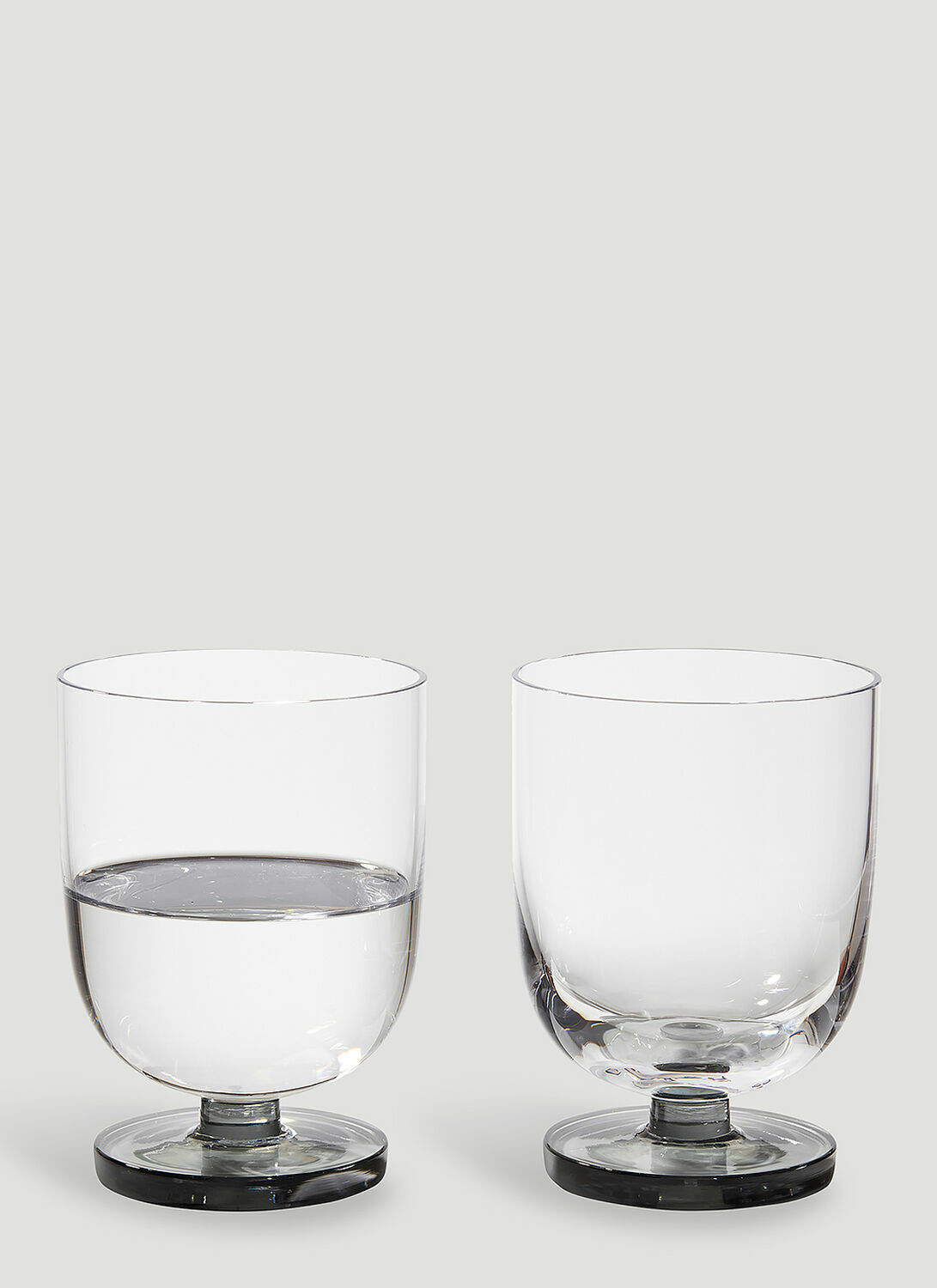 Tom Dixon Set of Two Puck Tumbler Glasses