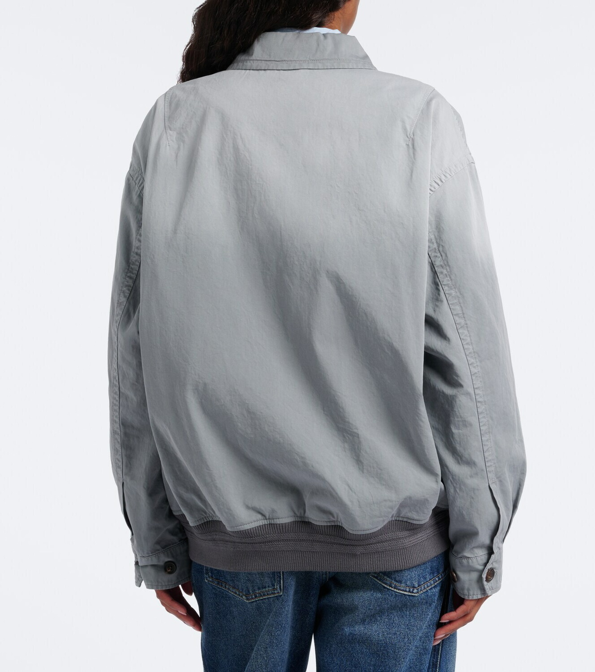 Miu Miu Cotton twill blouson jacket