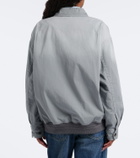 Miu Miu Cotton twill blouson jacket