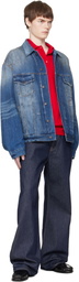 Acne Studios Blue Robert Trafalgar Denim Jacket