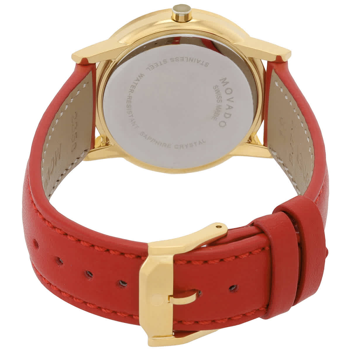 Movado Museum Classic Year of the Rabbit Quartz Red Dial Ladies Watch 0607713