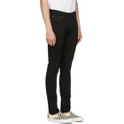 Nudie Jeans Black Tight Terry Jeans