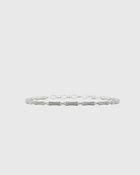 Serge De Nimes Silver Bamboo Bracelet Silver - Mens - Jewellery