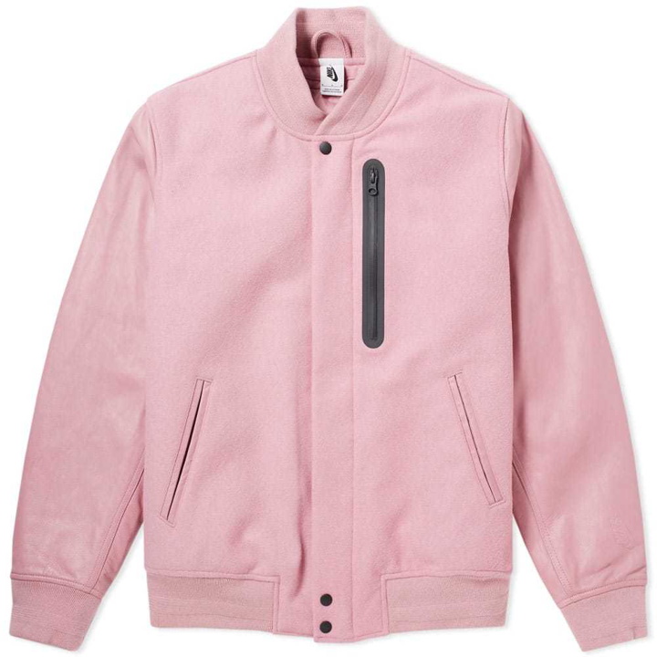 Photo: NikeLab Essentials Destroyer Jacket Pink