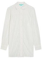 Melissa Odabash Daria Lace Cover-up Shirt White