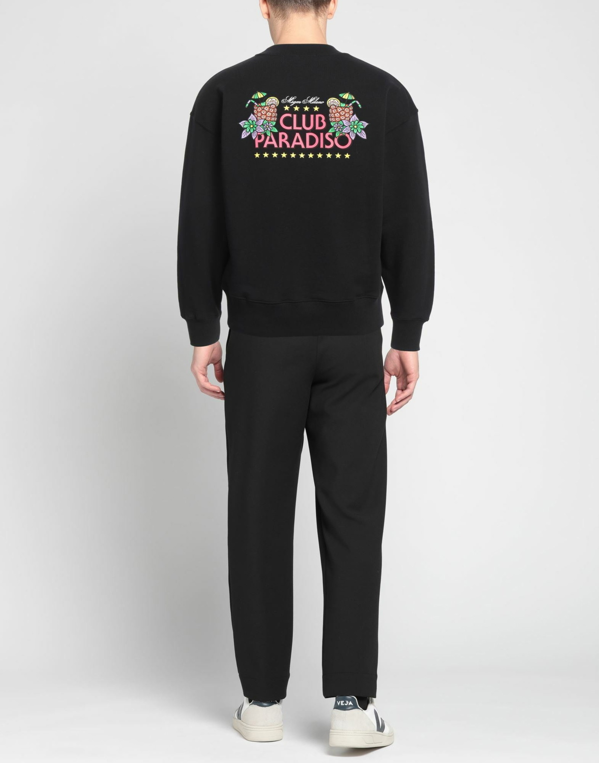 Msgm Mens Sweatshirt in Black