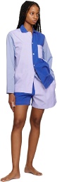 Tekla SSENSE Exclusive Blue Shorts