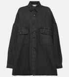 The Frankie Shop Dallas oversized denim shirt