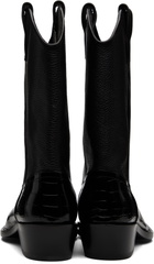 Martine Rose Black Cowboy Boots