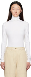 LE17SEPTEMBRE White Asymmetrical Turtleneck