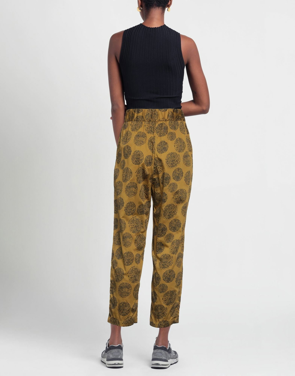 Alessia Santi Womens Pants Mustard