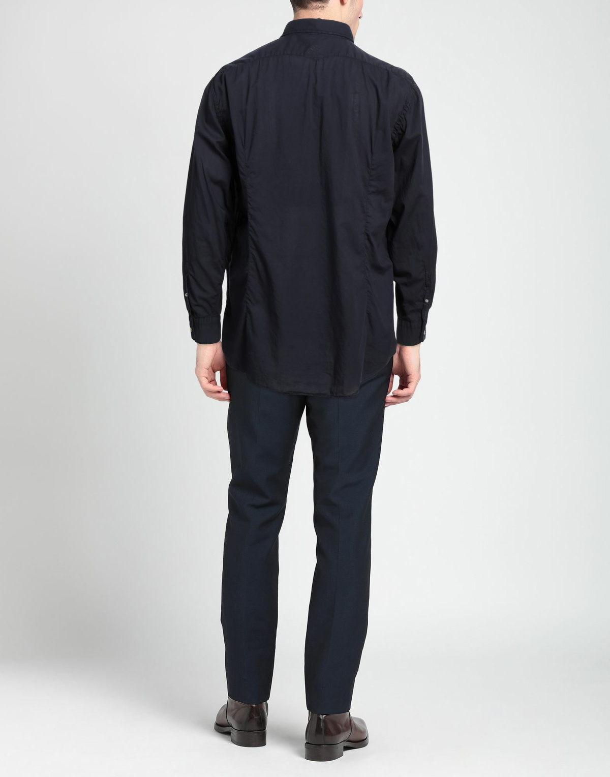 Massimo Alba Mens Shirt in Navy