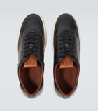 Moncler Monclub leather sneakers