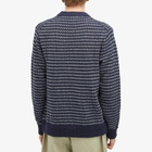 Patagonia Men's Recycled Wool Crew Knit in Classic Navy