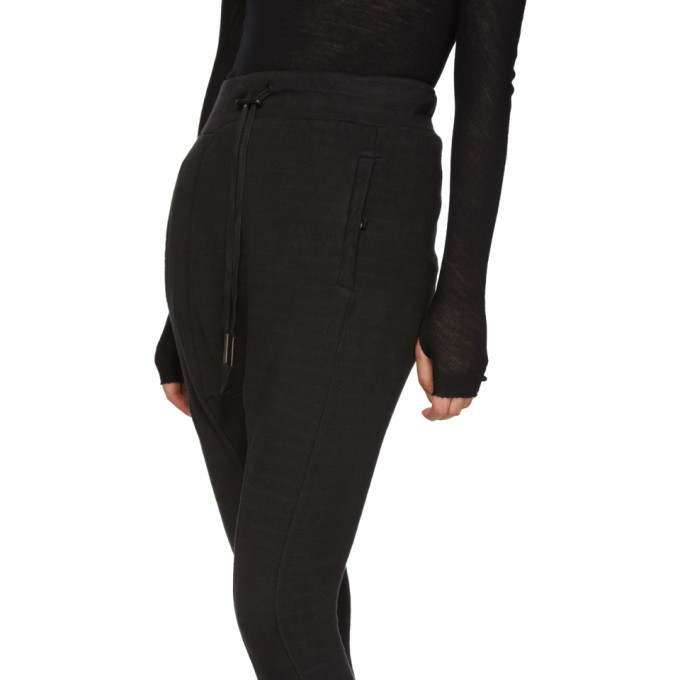 Boris Bidjan Saberi Black Long John 2 Lounge Pants