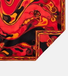 Pucci Manuba silk twill foulard scarf